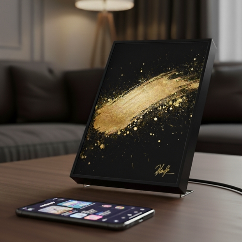 soundpicture mini elegant design in living room mockup